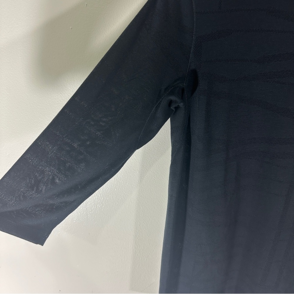 Under Armour Threadborne Utility 3/4 Sleeve Tee Black Men’s S - Picture 6 of 9